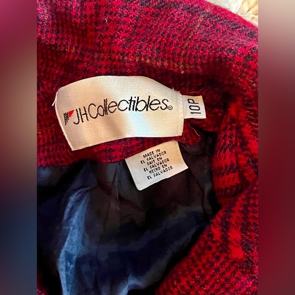 JJ Collectibles vintage jacked. Heavy, lined beautiful plaid. 10P. - Picture 4 of 6